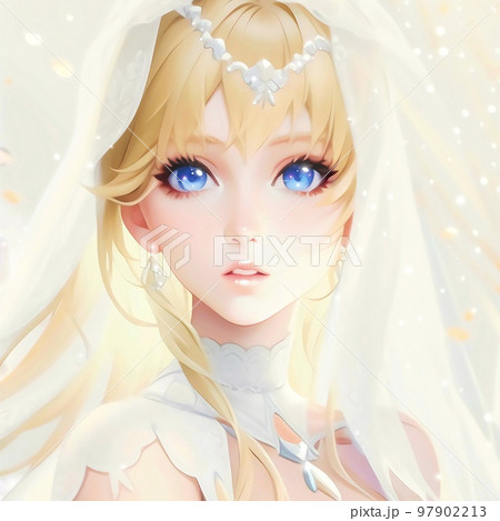 女性/可愛い/萌え/日本/アニメ/漫画/美少女/アイコン/のイラスト素材 97902213