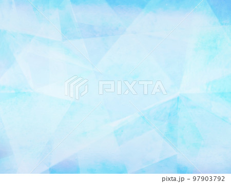 淡く透明なブルーの氷が積み重なった抽象的なイメージの背景画像 淡く透明なブルーの氷が積み重なった抽象的なイメージの背景画像 97903792