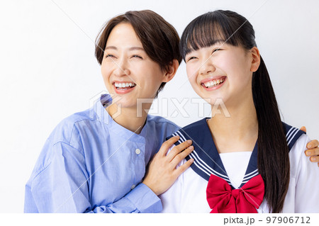 親子　制服　白バック 97906712