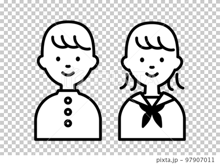 簡單的人圖標集學生 97907011