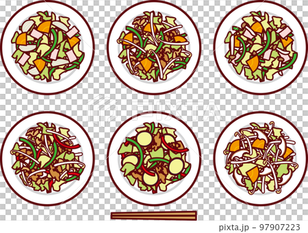 Fried vegetables 97907223