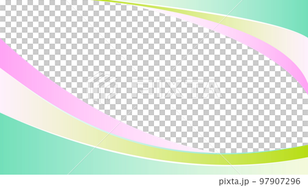 波形曲線の背景素材 97907296