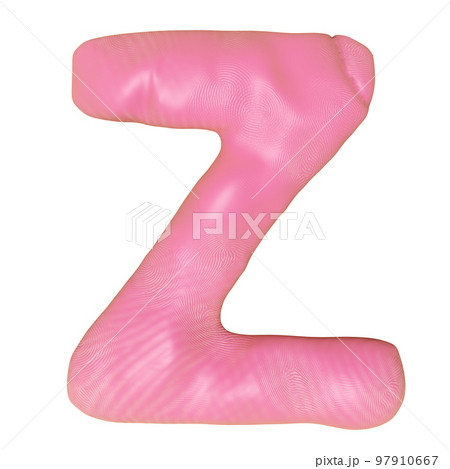 Z letter logo design from plasticine isolated on white background. pink Z clay toy icon template elements concept, 3d illustration render, clipping path Z letter logo design from plasticine isolated on white background. pink Z clay toy icon template elements concept, 3d illustration render, clipping path 97910667