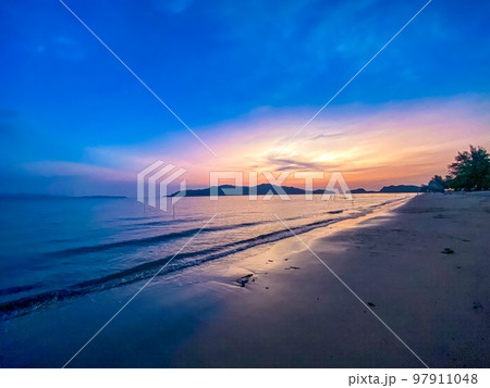 Pak Bara Beach in Satun, Thailand 97911048