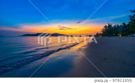 Pak Bara Beach in Satun, Thailand 97911050