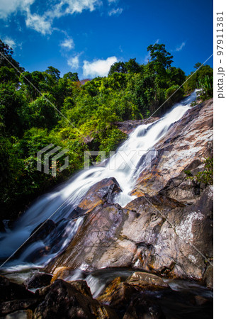 Waterfall Namtok Tone Nga Chang in Hat Yai, Songkhla, Thailand 97911381