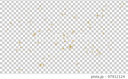 きらきらの星のイラスト 手描き 星屑背景装飾のイラスト素材 [97912124] - PIXTA
