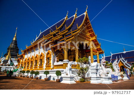 Wat Ban Den or Wat Banden complex temple in Mae Taeng District, Chiang Mai, Thailand Wat Ban Den or Wat Banden complex temple in Mae Taeng District, Chiang Mai, Thailand 97912737