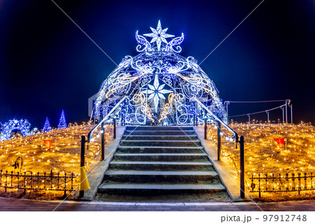 マリーゴールドの丘イルミネーション　埼玉県本庄市 97912748