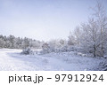 Winter scenery on a bright day in December 97912924