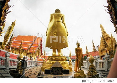 Temple "Wat Lat Phrao" in Bangkok, Thailand 97913067