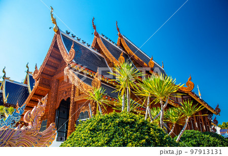 Wat Ban Den or Wat Banden complex temple in Mae Taeng District, Chiang Mai, Thailand Wat Ban Den or Wat Banden complex temple in Mae Taeng District, Chiang Mai, Thailand 97913131