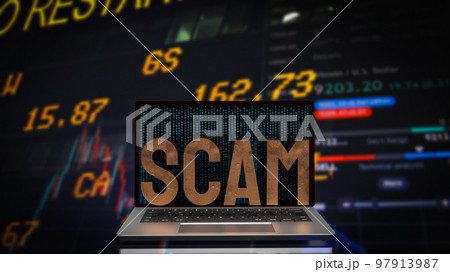 dirty metal scam text on Notebook background 3d rendering dirty metal scam text on Notebook background 3d rendering 97913987