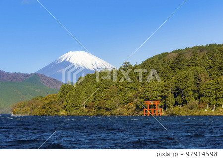 箱根神社・平和の鳥居と富士山 / Hakone, Japan 箱根神社・平和の鳥居と富士山 / Hakone, Japan 97914598