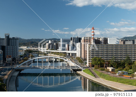 紫川とリバーウォーク　北九州市小倉 97915113