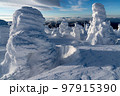 蔵王の樹氷原 97915390