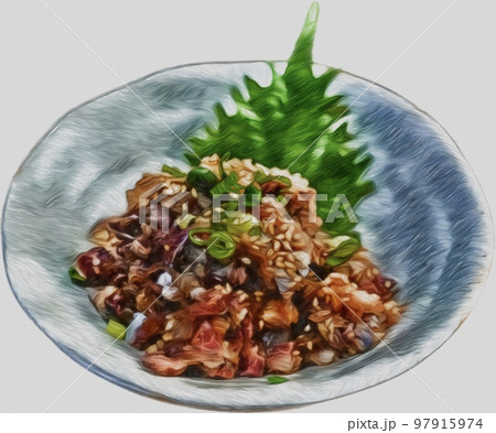 美味しい鯵のなめろう 97915974