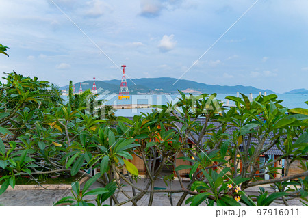 Evening view of Vinpearl Island. Evening view of Vinpearl Island. 97916011