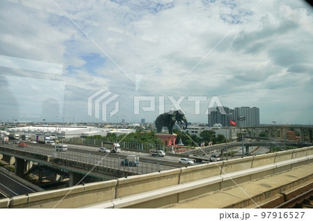 The Erawan Museum seen from BTS(Bangkok Skytrain) The Erawan Museum seen from BTS(Bangkok Skytrain) 97916527