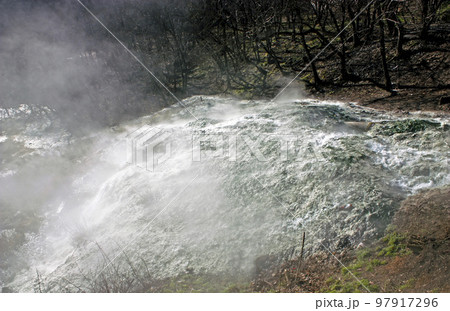 Hot medical spring. 97917296