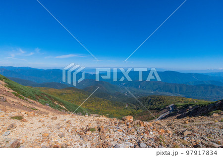 乗鞍岳登山　秋 97917834