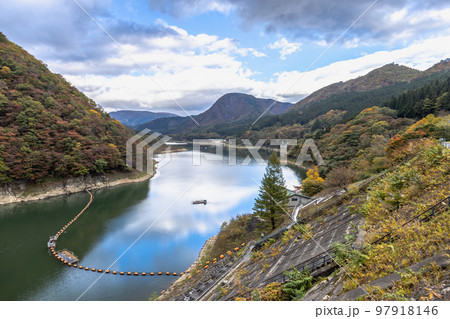 宮城県 鳴子ダムの風景 宮城県 鳴子ダムの風景 97918146