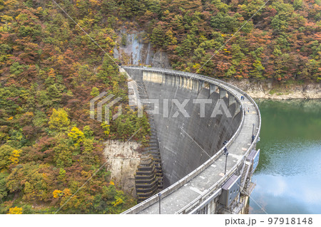 宮城県 鳴子ダムの風景 宮城県 鳴子ダムの風景 97918148