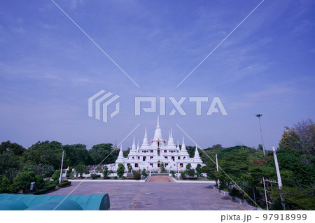 Beautiful Thai Temple,Wat Asokaram in Samut Prakan Beautiful Thai Temple,Wat Asokaram in Samut Prakan 97918999