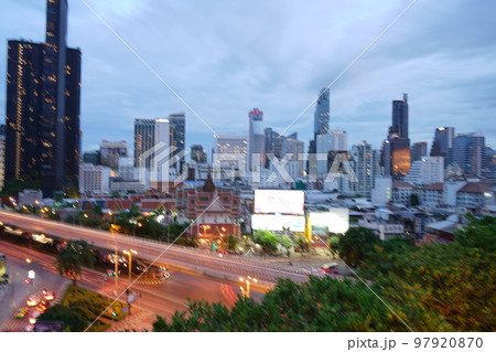 Surroundings of MRT Sam Yan Station in Bangkok 97920870