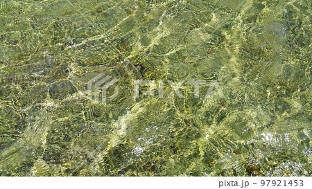 Clear sea water near the coast of Mallorca 97921453