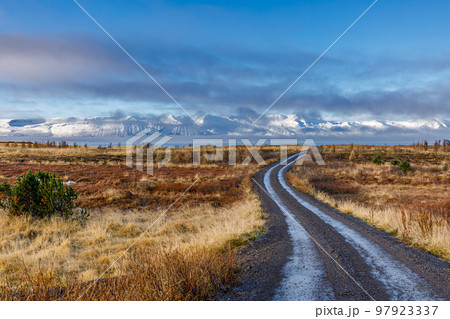 Autumn landscape near Husavik, Iceland Autumn landscape near Husavik, Iceland 97923337
