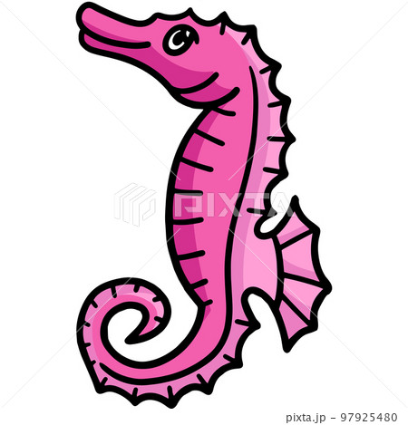 Sea Horse Marine Animal Cartoon Colored Clipart Sea Horse Marine Animal Cartoon Colored Clipart 97925480