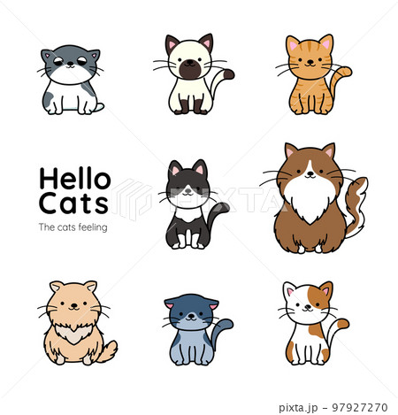 猫の表情アイコン 97927270