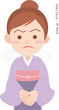 仲居さん_表情_怒り 97927660