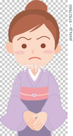 仲居さん_表情_怒り 97927660