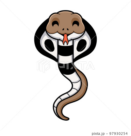 Cute indian king cobra cartoon - Stock Illustration [97930254] - PIXTA