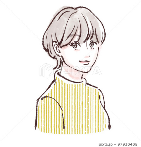 女性のイラスト素材 97930408