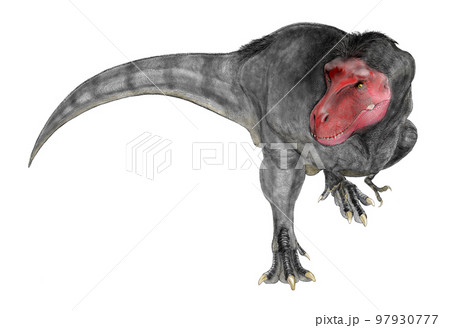 イラスト原画　獲物を狙うティラノサウルス 「暴君」 イラスト原画 獲物を狙うティラノサウルス 「暴君」 イラスト原画 獲物