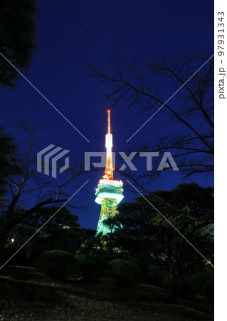 宇都宮タワーグリーンのライトアップ/栃木県宇都宮市八幡山公園 宇都宮タワーグリーンのライトアップ/栃木県宇都宮市八幡山公園 97931343