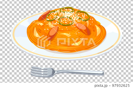ナポリタンのイラスト 97932625