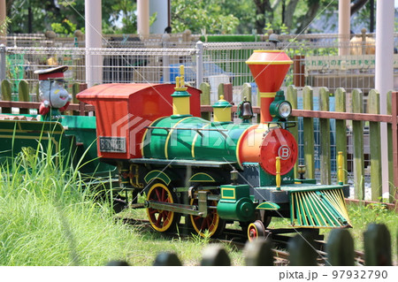 ときわ公園、遊園地、汽車、遊具、アトラクション、子供 ときわ公園、遊園地、汽車、遊具、アトラクション、子供 97932790