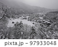 風景写真・岐阜県・白川村・白川郷・合掌造り・遠景 97933048