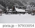 風景写真・岐阜県・白川村・白川郷・合掌造り 97933054