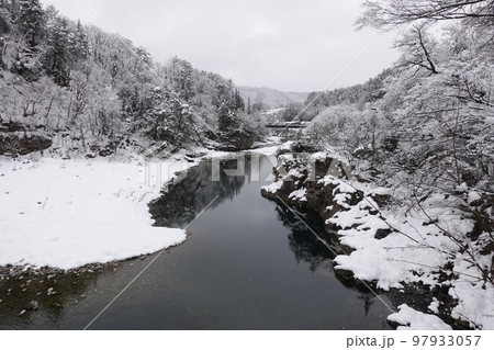 風景写真・岐阜県・白川村・白川郷・白川 風景写真・岐阜県・白川村・白川郷・白川 97933057