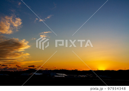 静岡県掛川市細谷　天竜浜名湖鉄道と周辺の風景 97934348