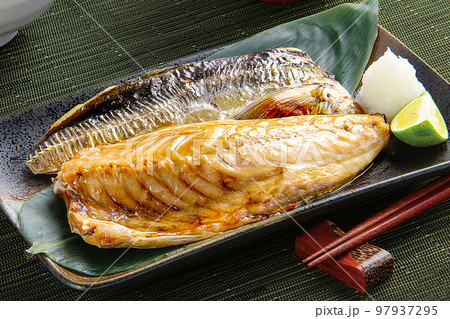 鯵の半身味醂干し焼きイメージ 97937295