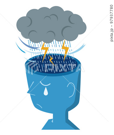 悲しい気持ちのイメージ 悲しい気持ちのイメージ 97937780