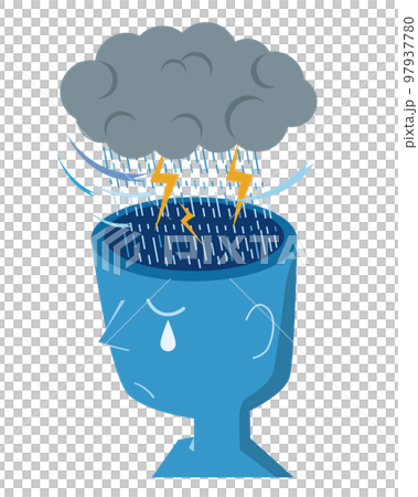 悲しい気持ちのイメージ 悲しい気持ちのイメージ 97937780