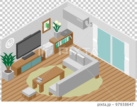 等距客廳圖 等距客廳圖 97938647