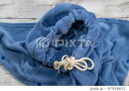 青い手作りバラクラバ 97938652